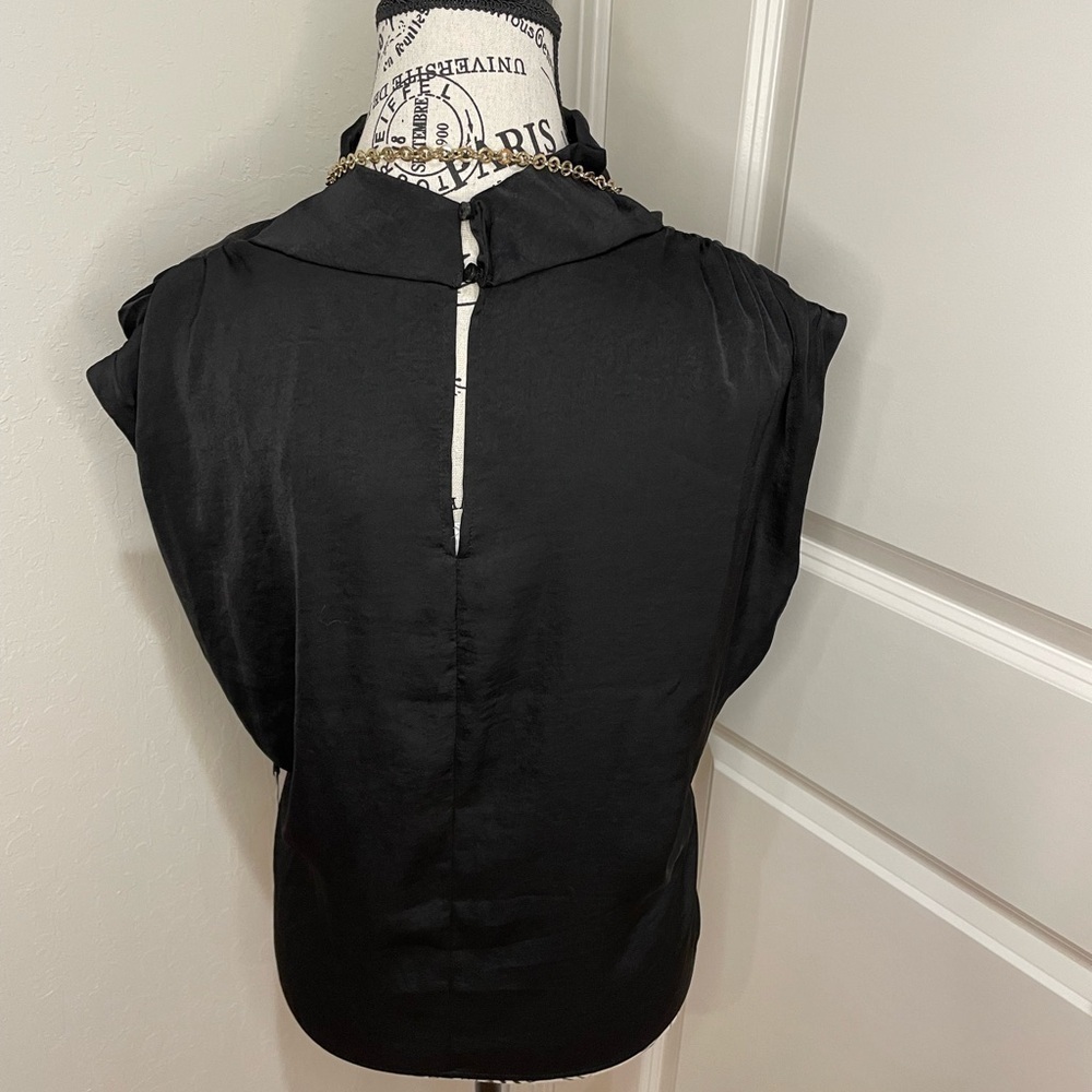 Astr Black Blouse Size Large - Picture 4 of 9